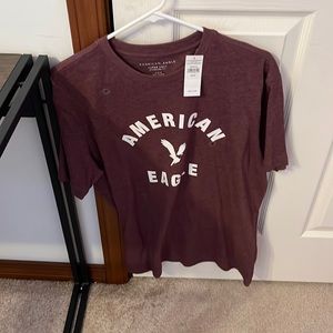 American Eagle red shirt size medium